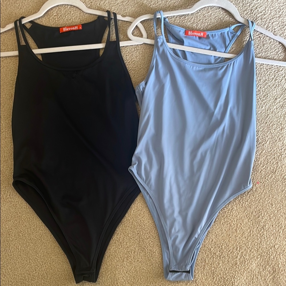 BlevonH Light Blue Bodysuit